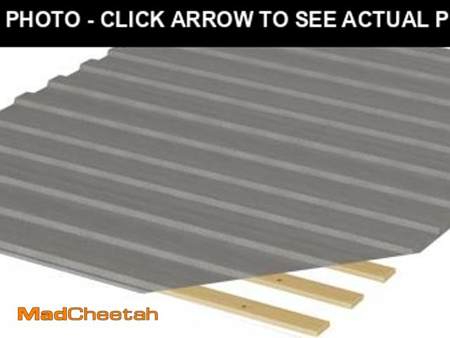 Lot 74-12098399 - Nutan, 0.75-Inch Horizontal Wooden Bunkie Board/Bed Slats, 72" x 39", Grey - UNUSED