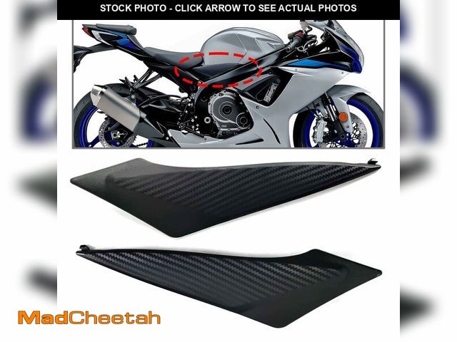 Lot 74-14143092 - 1 Pair ABS Plastic Gas Tank Side Panel Cover Fairing Fit for Suzuki GSXR600 GSXR750 2011-2024 K11 - ...