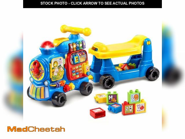 Lot 74-13803425 - VTech Sit-to-Stand Ultimate Alphabet Train, Blue - UNUSED
