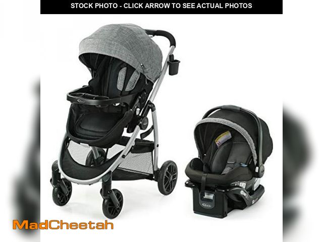 Lot 74-12053923 - Graco Modes Pramette Travel System | Stroller &amp; Car Seat Combo | 3-in-1 Stroller Modes | Include...