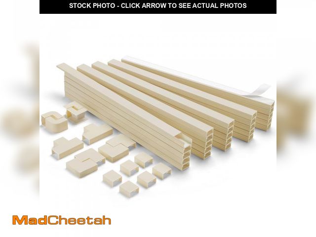 Lot 74-11553146 - LZEOY 392.5in Wire Covers for Cords Kit - Beige Cord Cover, Wall Wire Hiders, TV Cable Hider, Cord H...