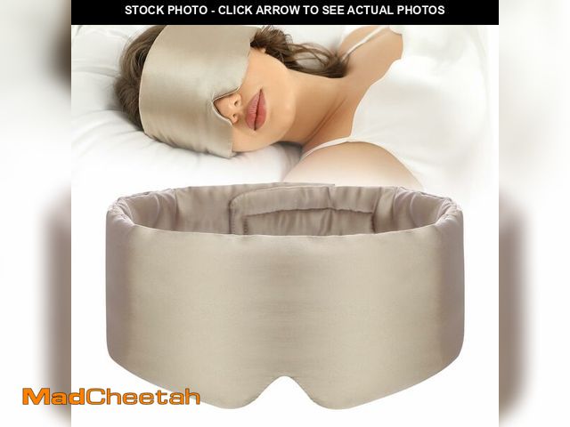 Lot 74-12442056 - SECZIPE 100% Mulberry Silk Sleep Mask Eye Mask for Women Man with Adjustable Band, for Side Sleeper ...