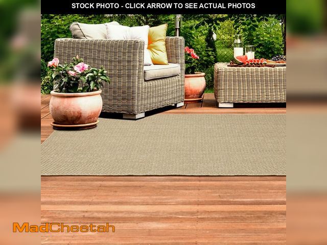 Lot 74-13770034 - Oriental Weavers Karavia Indoor/Outdoor Rug - 2160X - 3'7" x 5'6" - in Light Brown - Classic Casual ...