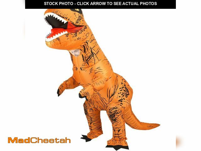 Lot 74-12719140 - YEAHBEER Inflatable Dinosaur Costume Adult,T-Rex Dinosaur Costume for Men,Funny T-Rex Blow Up Costum...