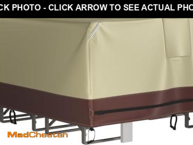 Lot 74-12508867 - StorageWorks Heavy Duty Patio Furniture Cover, Waterproof Outdoor Table Covers, Large Table and Chai...