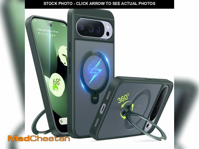 Lot 74-13549392 - TORRAS 360 Spin Magnetic Stand for Google Pixel 10 Pro XL case, Compatible with Magsafe, 4X Military...