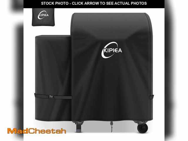 Lot 74-14269105 - Kipiea 600D Heavy Duty Grill Cover for Traeger Tailgater 20 (TFB30KLF), Waterproof Wood Pellet BBQ G...
