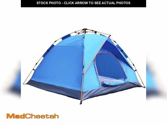 Lot 74-14436003 - 2-4 Person Instant Camping Tent, Easy Automatic Pop up Tents for Camping/Outdoor/Beach/Hiking/Travel...