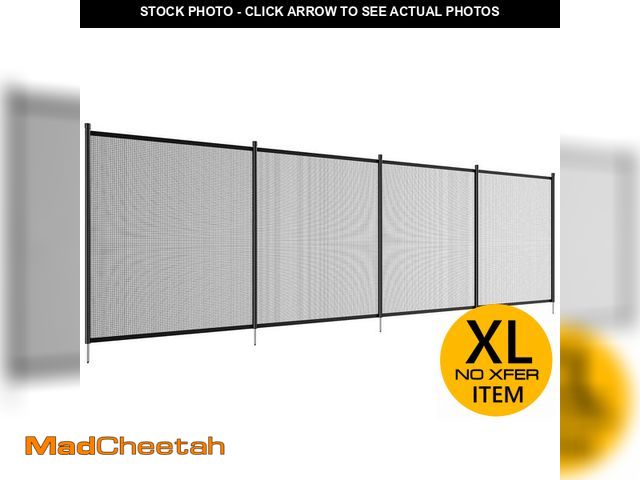 Lot 74-12546228 - VEVOR 4 x 96 ft. Pool Fences for Inground Pools Removable Child Safety Pool Fencing Swimming Pool Fe...