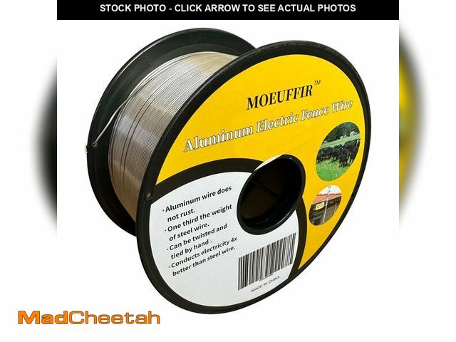 Lot 74-14376821 - 1640 ft(500m) 16 Gauge (1.6mm) Aluminum Wire for Electric Fencing (1640 ft 16 Gauge (1.6mm)) - UNUSE...