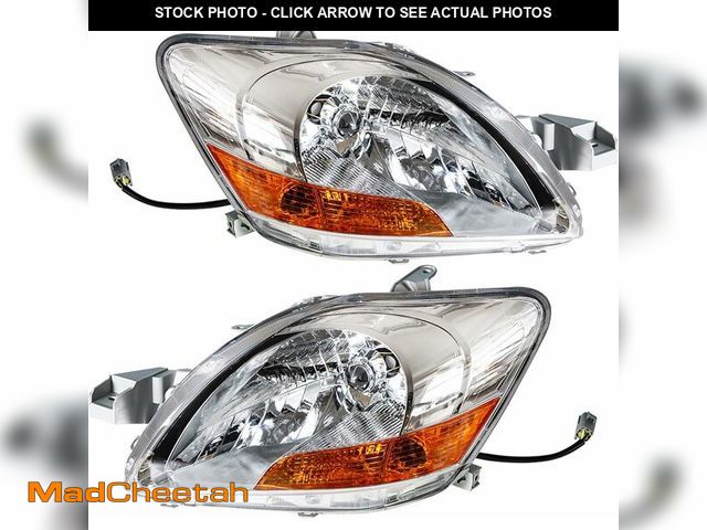 Lot 74-13710520 - Silscvtt Replacement for Toyota Yaris 2007-2011 Sedan Headlights Headlamps Left Driver and Right Pas...