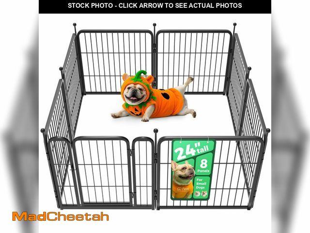 Lot 74-12768381 - FXW Rollick Unleashed Dog Playpen for Indoor, Yard, RV Camping,32 inch 8 Panels for Small and Puppy ...