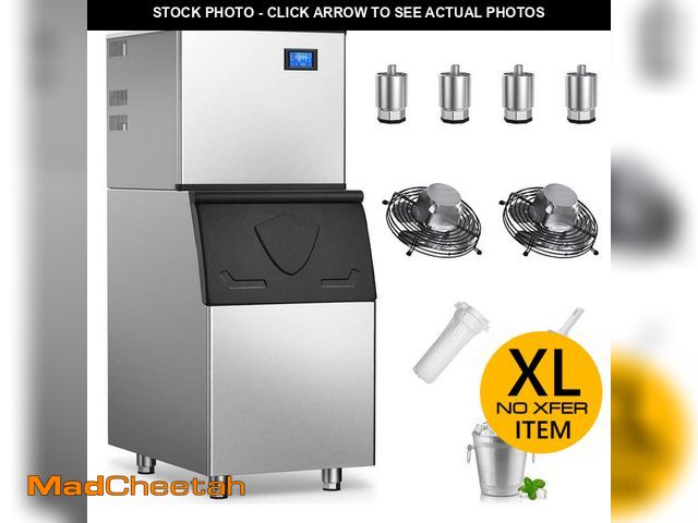 Lot 74-12784290 - *DIRTY/SCRATCHED* TITTLA 22.3 in. 510 lbs. Per Day Split Commercial Freestanding Ice Maker 156-Full ...