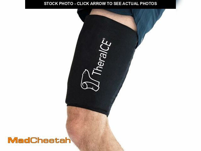Lot 74-13720454 - TheraICE Hamstring Compression Sleeve for Women &amp; Men, Hot and Cold Compress Reusable, Thigh Wra...