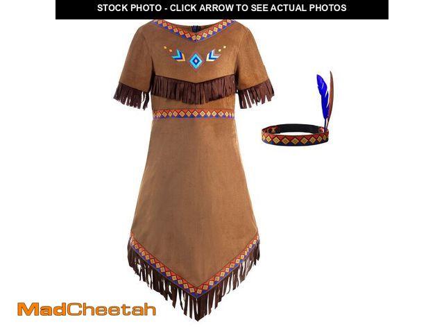 Lot 74-14052219 - ReliBeauty Girls Native Costume Kids Dress Outfit,150 - UNUSED