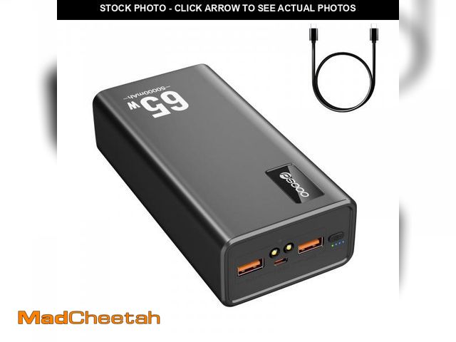 Lot 74-12219761 - Power Bank Fast Charging 50000mAh, 65W Laptop Portable Charger USB C Compatible with MacBook Dell, P...