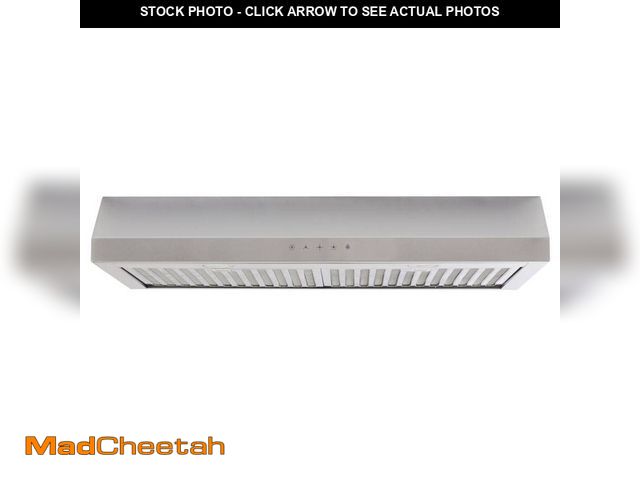 Lot 74-12783304 - Vissani Cenza 30 in. 340 CFM Convertible Under Cabinet Range Hood in Stainless Steel with Electronic...