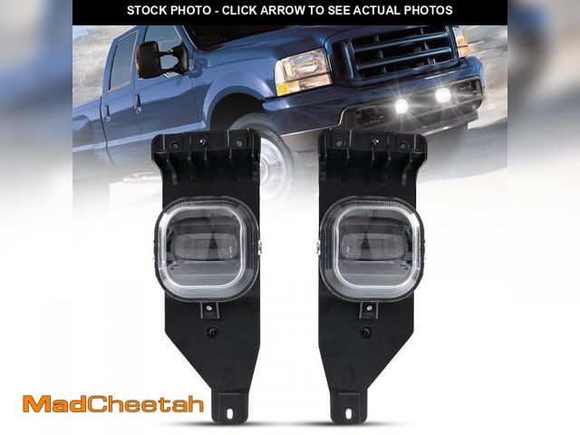 Lot 74-12434030 - BUNKER INDUST LED Fog Lights for 2005 2006 2007 Ford F250 F350 F450 F550 SUPER DUTY, OEM Bumper Driv...