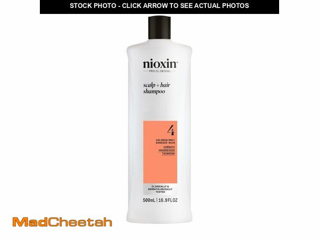 Lot 74-13546549 - Nioxin System 4 Scalp + Hair Shampoo | For Colored or Damaged Hair with Progressed Thinning | With N...