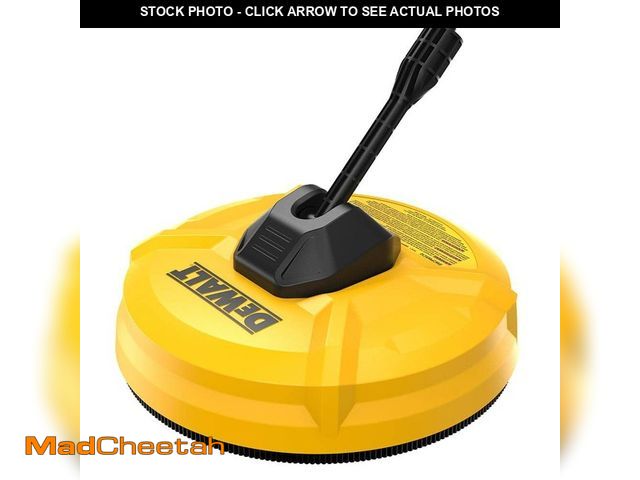 Lot 74-12793091 - DEWALT 12 in. Rotating Driveway and Sidewalk Surface Cleaner Pressure Washer Attachment (3000 PSI MA...
