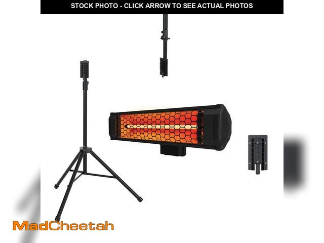 Lot 74-13060889 - *DIRTY* HEAT STORM Tradesman 1500-Watt Electric Indoor/Outdoor Quartz Infrared Portable Space Heater...
