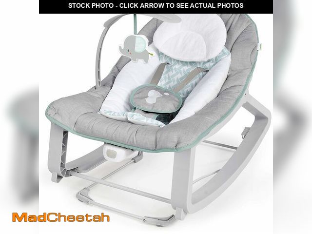 Lot 74-13042147 - Ingenuity Keep Cozy 3-in-1 Grow with Me Vibrating Baby Bouncer, Seat &amp; Infant to Toddler Rocker,...