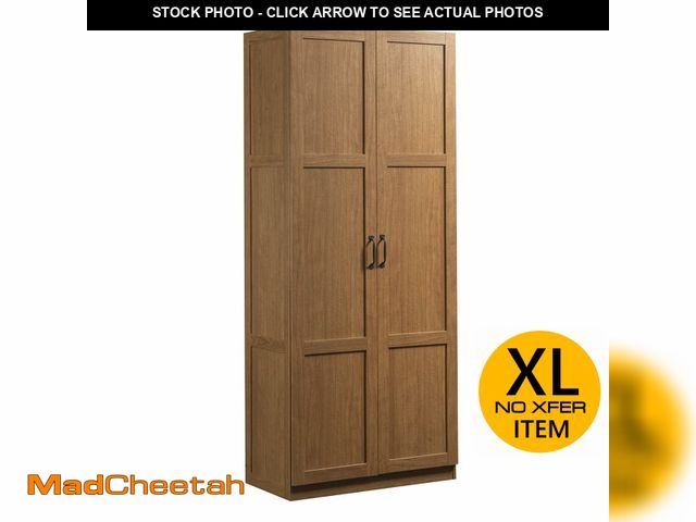 Lot 74-12511549 - Sauder Select Storage Cabinet, Pantry Cabinet Kitchen Storage with Adjustable Shelves, Bathroom Stor...