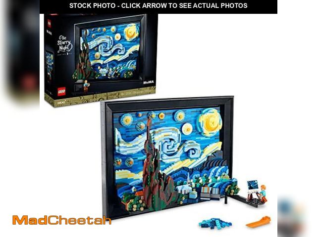 Lot 74-12149455 - LEGO Ideas Vincent Van Gogh The Starry Night - 3D Puzzle Building Set for Adults, Ages 18+ - Beautif...