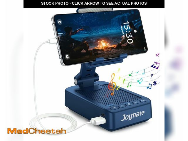 Lot 74-13570769 - Joymate Gifts for Men Women, Bluetooth Speaker Phone Stand with Charging Function 360ÃÂ° Rotable Ad...