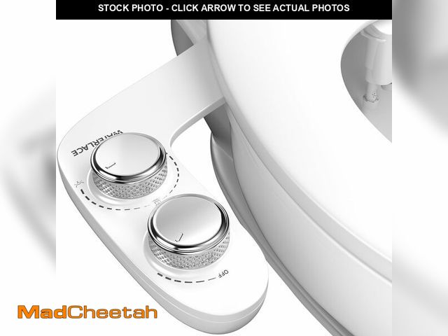 Lot 74-14274024 - WATERLACE Bidet Attachment for Toilet Seat Water Pressure - Non Electric Bidets Self Cleaning Spraye...