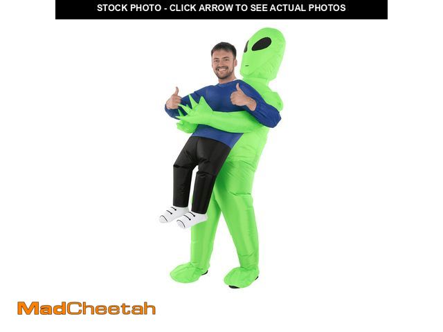 Lot 74-12687923 - Alien Pick Me Up Inflatable Halloween Costume for Adults, Sizes S-XL (28-42), by Morph Costumes - UN...