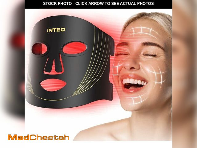 Lot 74-13453565 - INTEO Red Light Therapy for Face 3 Modes Portable Led Face Mask Light Therapy with Remote Near-infra...