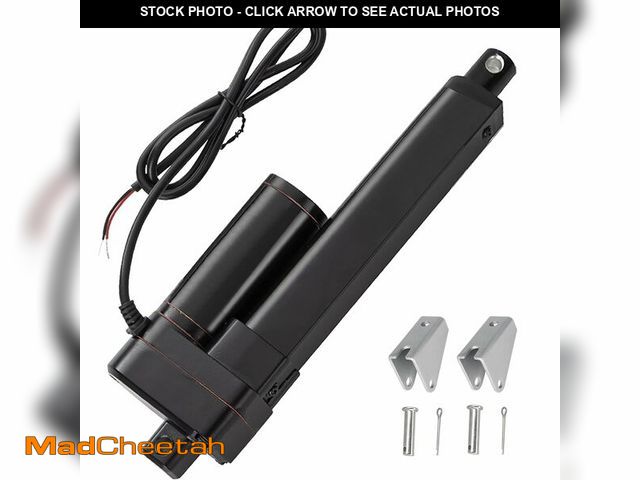 Lot 74-12702285 - JQDML 4 Inch Stroke Linear Actuator 12V Heavy Duty 440lbs/2000N IP65 Waterproof Electric Actuator Sp...