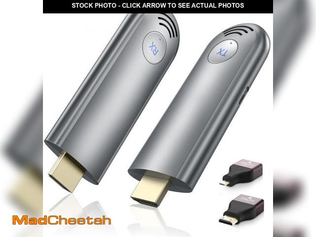 Lot 74-11860333 - Wireless HDMI Transmitter and Receiver, Plug &amp; Play Portable 2.4G/5G Wireless HDMI Extender Kit ...