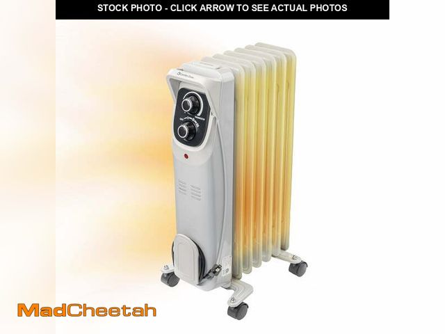 Lot 74-13816541 - Comfort Zone 1,500W Electric Oil-Filled Radiator Space Heater, Thermostat, Tip-Over &amp; Overheat P...