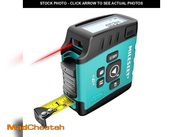 Lot 74-14182361 - MILESEEY DT20 130 ft. 3-in-1 16 ft. Digital Tape Measure, Laser Distance Meter, Area, Volume. Pythag...