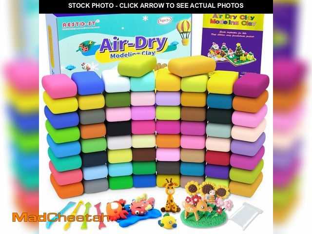 Lot 74-14044741 - Aestd-ST Air Dry Clay 66 Colors, Modeling Clay for Kids, DIY Model Magic Clay, Molding Clay Kit with...
