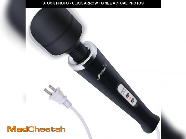 Lot 74-12333956 - YEVIOR Wired Powerful Handheld Massager with 10 Pulse Settings Strong Vibration, Personal Total Body...