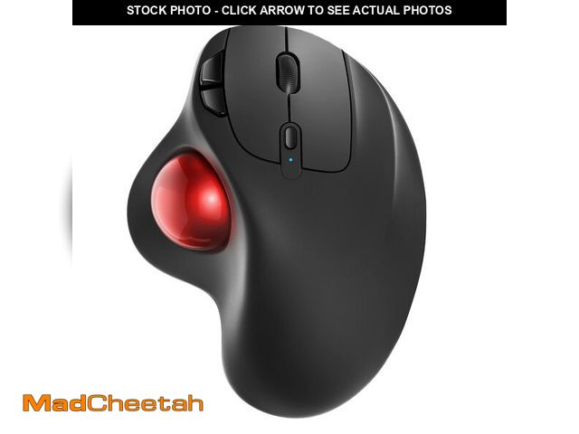 Lot 74-14062861 - Nulea M501 Wireless Trackball Mouse, Rechargeable Ergonomic, Easy Thumb Control, Precise &amp; Smoot...