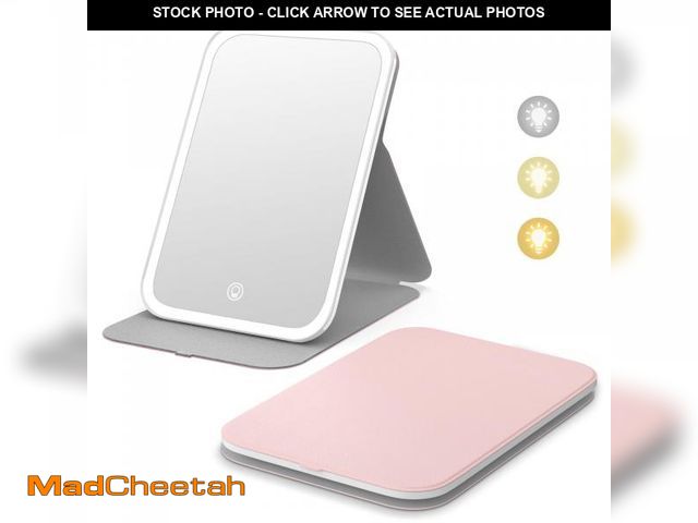 Lot 74-12438165 - Kintion Travel Makeup Mirror, Portable LED Lighted Makeup Mirror, 360ÃÂ° Rotation Touch Screen Vani...