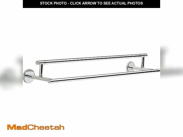 Lot 74-12695487 - DELTA FAUCET 75925 Trinsic 24 in. Double Wall Mount Towel Bar Bath Hardware Accessory in Polished Ch...