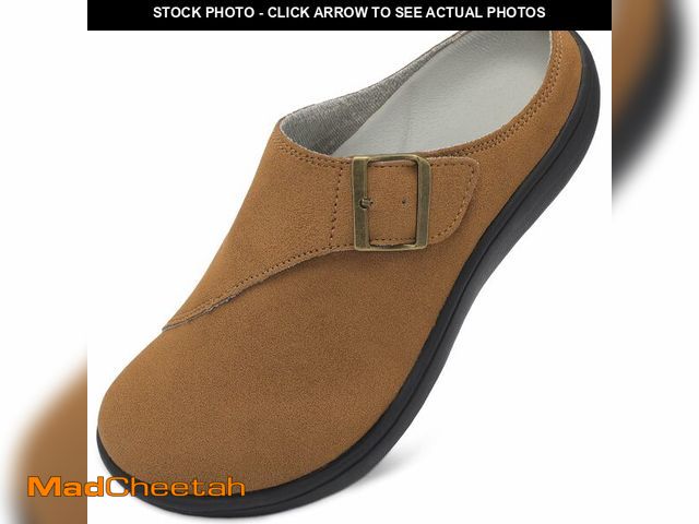 Lot 74-14049929 - LeIsfIt Womens Wide Clogs Adjustable Slip on Mules &amp; Clogs Diabetic Clog Slippers Wide Width Pot...