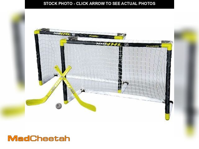 Lot 74-13583139 - Franklin Sports NHL Mini Hockey 2 Goal Set - UNUSED