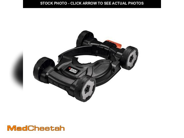 Lot 74-14410261 - BLACK+DECKER Removable Wheeled Deck for 12 in. Electric Straight Shaft Single Line 3-in-1 String Gra...