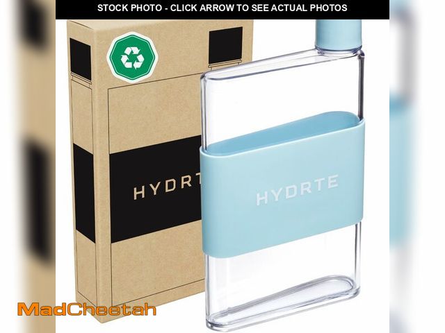Lot 74-14268402 - Hydrte Clear Water Bottle Ã¢â¬â 16.2 oz, Professional Cute Water Bottle for Travel, Slim, Lightwe...