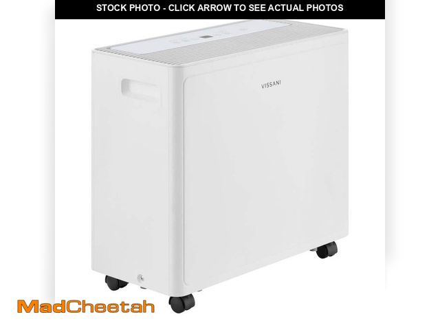 Lot 74-14606329 - Vissani 35 pt. Dehumidifier up to 3,000 sq. ft. ENERGY STAR for Basement, Garage, or Wet Rooms in Wh...