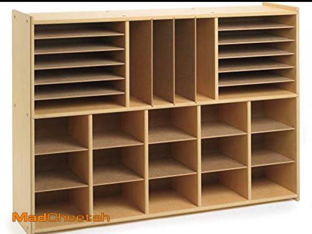 Lot 74-12136857 - Children's Factory Value Line Kids Classroom Organizer, Multi-Section Classroom Organization for Kid...