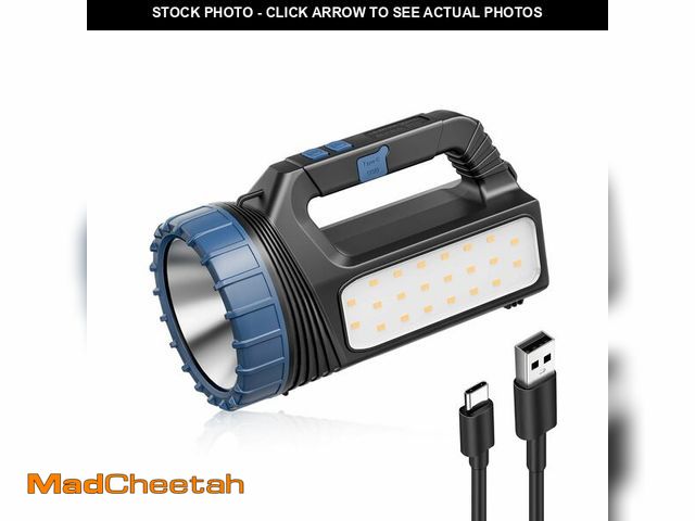 Lot 74-14475377 - E-SHIDAI Solar Flashlight, Rechargeable flashlights for Camping, Home - USED