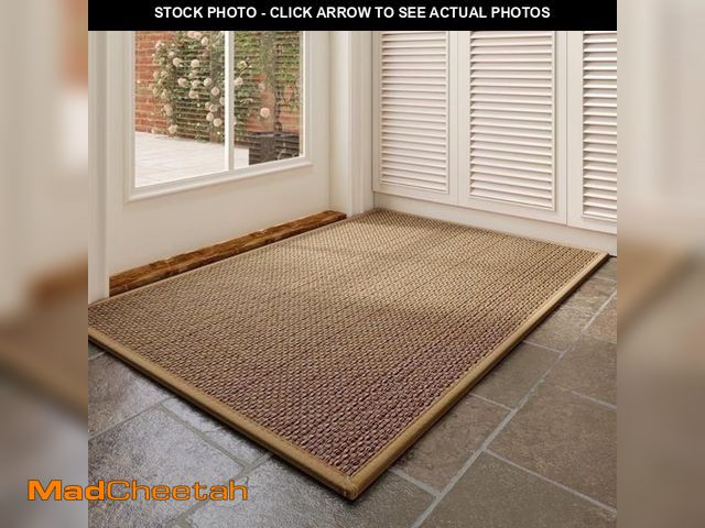 Lot 74-12490475 - XGVGI 24"x36" Jute Indoor Outdoor Fall Front Door Mat, Washable Non-Slip Welcome Mat for Bathroom, K...