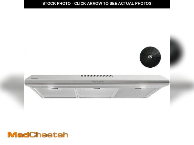 Lot 74-12155805 - FIREGAS Under Cabinet Range Hood 36 Inch with Ducted/Ductless Convertible  Slim Kitchen Stove Vent H...